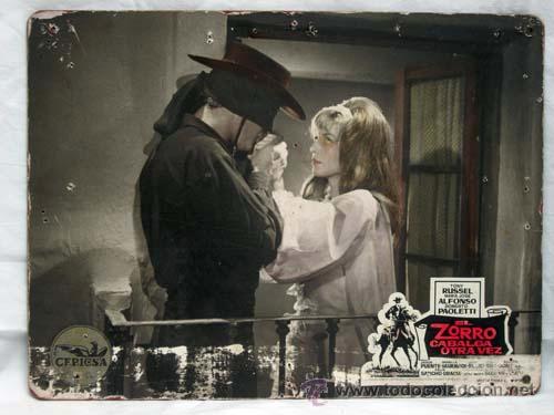 Cinema: Cartelera El zorro cabalga otra vez 1965 Tony Russel M&ordf; Jos&eacute; Alfonso Jes&uacute;s Puente Ricardo Blasco