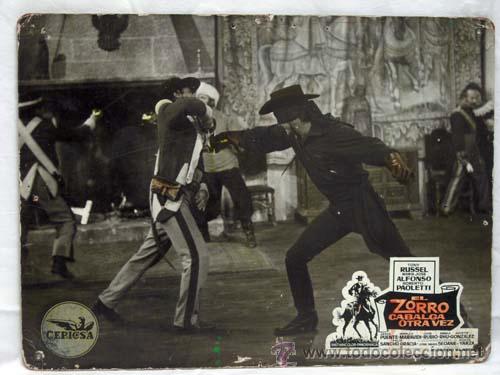 Cinema: Cartelera El zorro cabalga otra vez 1965 Tony Russel M&ordf; Jos&eacute; Alfonso Jes&uacute;s Puente Ricardo Blasco