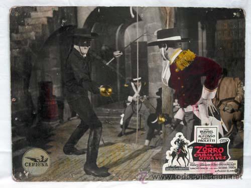 Cinema: Cartelera El zorro cabalga otra vez 1965 Tony Russel M&ordf; Jos&eacute; Alfonso Jes&uacute;s Puente Ricardo Blasco