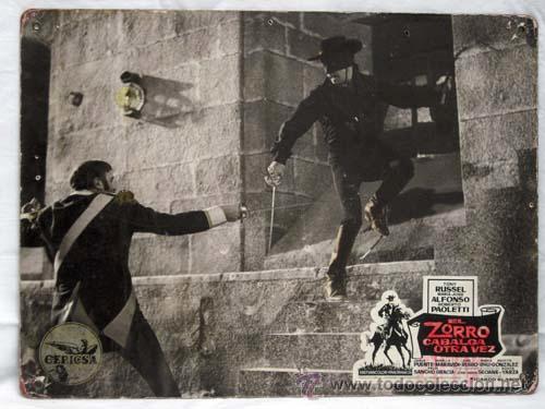 Cinema: Cartelera El zorro cabalga otra vez 1965 Tony Russel M&ordf; Jos&eacute; Alfonso Jes&uacute;s Puente Ricardo Blasco
