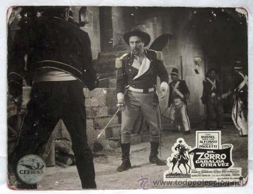 Cinema: Cartelera El zorro cabalga otra vez 1965 Tony Russel M&ordf; Jos&eacute; Alfonso Jes&uacute;s Puente Ricardo Blasco