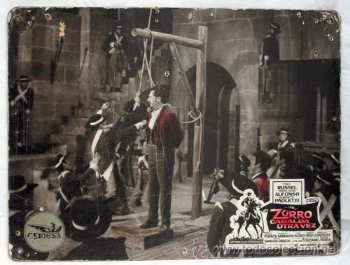 Cinema: Cartelera El zorro cabalga otra vez 1965 Tony Russel M&ordf; Jos&eacute; Alfonso Jes&uacute;s Puente Ricardo Blasco