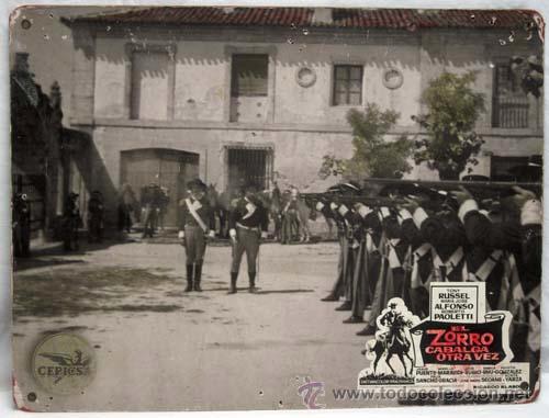 Cinema: Cartelera El zorro cabalga otra vez 1965 Tony Russel M&ordf; Jos&eacute; Alfonso Jes&uacute;s Puente Ricardo Blasco