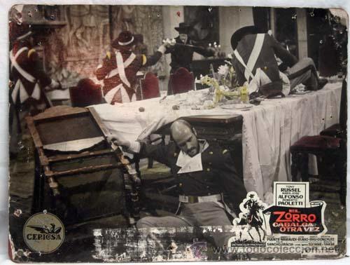 Cinema: Cartelera El zorro cabalga otra vez 1965 Tony Russel M&ordf; Jos&eacute; Alfonso Jes&uacute;s Puente Ricardo Blasco