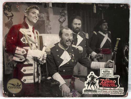 Cinema: Cartelera El zorro cabalga otra vez 1965 Tony Russel M&ordf; Jos&eacute; Alfonso Jes&uacute;s Puente Ricardo Blasco
