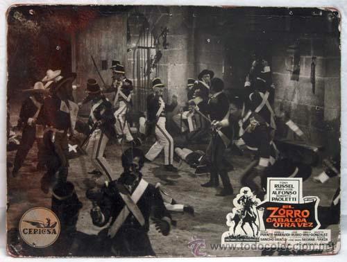 Cinema: Cartelera El zorro cabalga otra vez 1965 Tony Russel M&ordf; Jos&eacute; Alfonso Jes&uacute;s Puente Ricardo Blasco