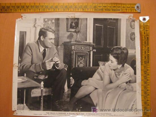 Cine: FOTOGRAFIA   DE  CARY GRANT Y JEAN SIMMONS.   1960.   AMERICANA