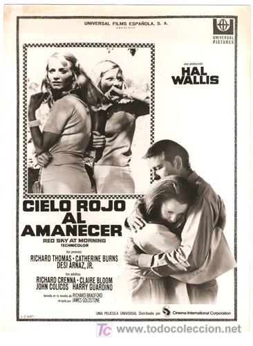 Kino: F2173 CIELO ROJO AL AMANECER RICHARD THOMAS CLAIRE BLOOM FOTO B/N ORIGINAL ESPA&Ntilde;OLA