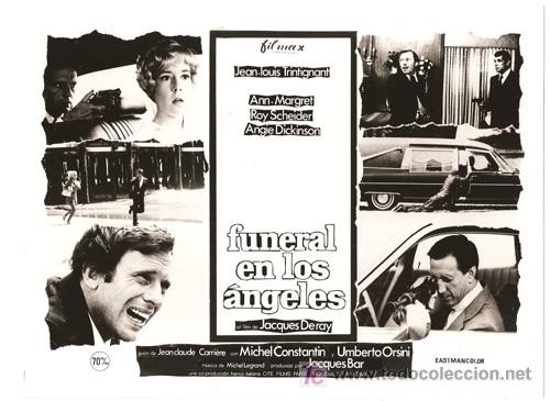 Cinema: F2177 FUNERAL EN LOS ANGELES TRINTIGNANT ANN-MARGRET ANGIE DICKINSON FOTO B/N ORIGINAL ESPA&Ntilde;OLA
