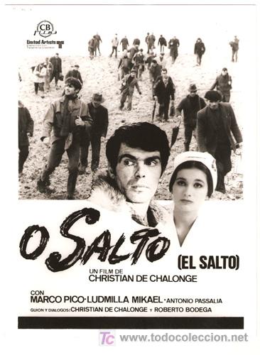 Kino: F2184 EL SALTO CHRISTIAN DE CHALLONGE FOTO B/N ORIGINAL ESPA&Ntilde;OLA