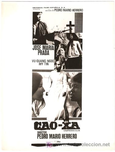 Cinema: F2219 CAO-XA JOSE MARIA PRADA FOTO B/N ORIGINAL ESPA&Ntilde;OLA