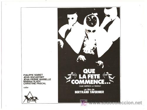 Kino: F2228 QUE EMPIECE LA FIESTA PHILIPPE NOIRET MARINA VLADY JEAN ROCHEFORT FOTO B/N ORIGINAL ESPA&Ntilde;OLA