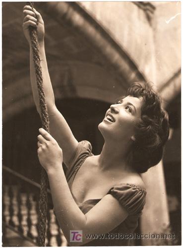 Cin&eacute;ma: FCJ 0364 MARISA DE LEZA FOTO B/N ORIGINAL ESPA&Ntilde;OLA