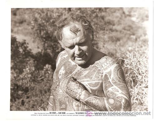 Cin&eacute;ma: FCJ 0421 ROD STEIGER EL HOMBRE ILUSTRADO FOTO B/N ORIGINAL AMERICANA