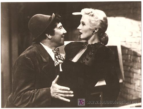 Cine: F2468 CHICO HERMANOS MARX AMOR EN CONSERVA FOTO B/N ORIGINAL ESPA&Ntilde;OLA