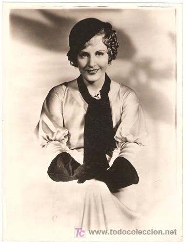 Cin&eacute;ma: F11224D MADGE EVANS FOTO B/N ORIGINAL ESPA&Ntilde;OLA