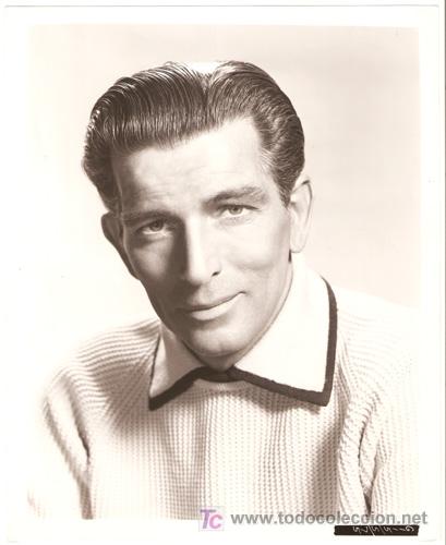 Cin&eacute;ma: F2594 MICHAEL RENNIE LA ISLA DEL SOL FOTO ORIGINAL B/N AMERICANA