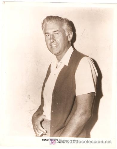 Cin&eacute;ma: F2598 STEWART GRANGER 20TH CENTURY FOX FOTO ORIGINAL B/N AMERICANA