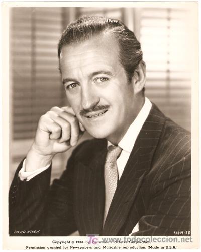 Cin&eacute;ma: F28357D DAVID NIVEN FOTO ORIGINAL B/N AMERICANA