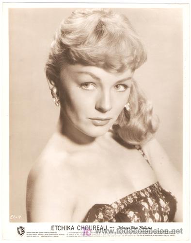 Cin&eacute;ma: F2642 ETCHIKA CHOUREAU FOTO ORIGINAL B/N AMERICANA