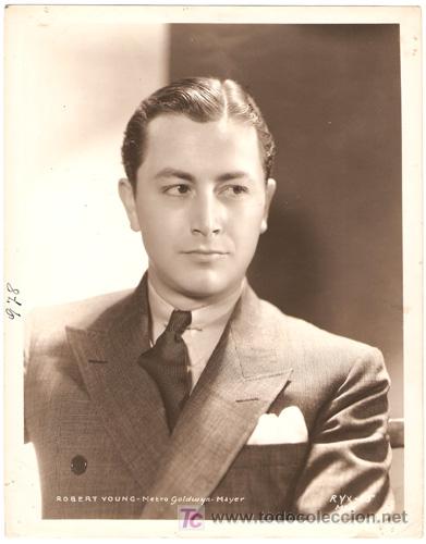 Cin&eacute;ma: F28353D ROBERT YOUNG FOTO ORIGINAL B/N AMERICANA