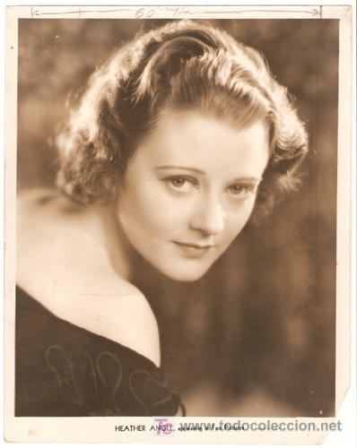 Kino: F16242D HEATHER ANGEL FOTO ORIGINAL B/N AMERICANA