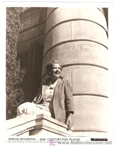 Kino: F2939 SPRING BYINGTON FOTO ORIGINAL B/N AMERICANA