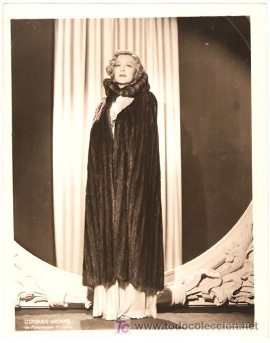 Kino: F2948 GERTRUDE MICHAEL PARAMOUNT FOTO ORIGINAL B/N AMERICANA