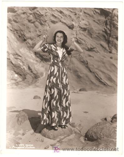 Cin&eacute;ma: F2971 OLYMPE BRADNA PARAMOUNT FOTO ORIGINAL B/N AMERICANA