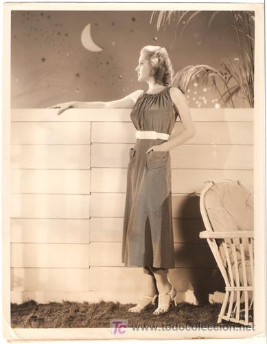 Cin&eacute;ma: F2975 JANE HAMILTON FOTO ORIGINAL B/N AMERICANA