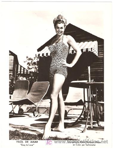 Cin&eacute;ma: F2997 ESTHER WILLIAMS EASY TO LOVE FOTO ORIGINAL B/N ESPA&Ntilde;OLA