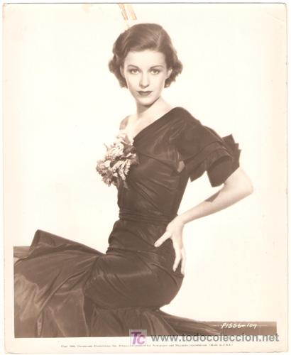 Cin&eacute;ma: F3009 ELIZABETH YOUNG FOTO ORIGINAL B/N AMERICANA