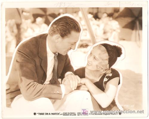 Cin&eacute;ma: F11671D JOAN BLONDELL WARREN WILLIAM TRES VIDAS DE MUJER FOTO ORIGINAL B/N AMERICANA