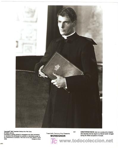 Cin&eacute;ma: F3190 CHRISTOPHER REEVE MONSE&Ntilde;OR FOTO B/N ORIGINAL AMERICANA