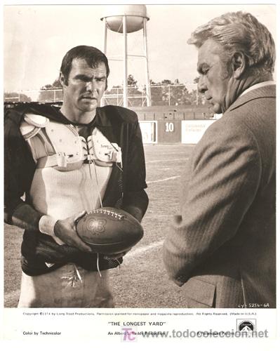 Cin&eacute;ma: F3287 BURT REYNOLDS ROMPEHUESOS FUTBOL AMERICANO FOTO B/N ORIGINAL AMERICANA