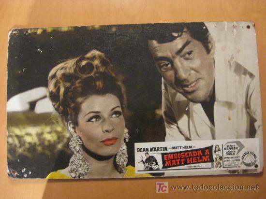 Cine: FOTOCROMO CARTON.       EMBOSCADA EN MATT HELM.     DEAN MARTIN