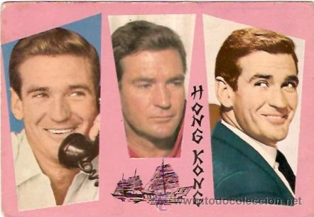 Cinema: POSTAL ROD TAYLOR SERIE T.V. HONG KONG