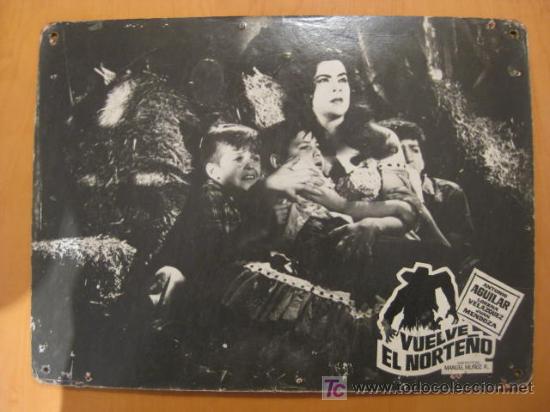 Cine: FOTOCROMO CARTON.    VUEVE EL NORTE&Ntilde;O .     ANTONIO AGUILAR, LORENA VELAZQUEZ