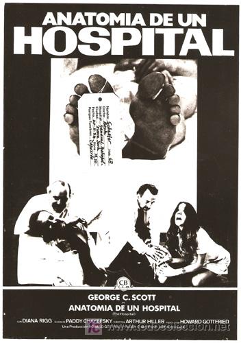 Kino: F3529 ANATOMIA DE UN HOSPITAL GEORGE C. SCOTT DIANA RIGG FOTO ORIGINAL B/N ESPA&Ntilde;OLA