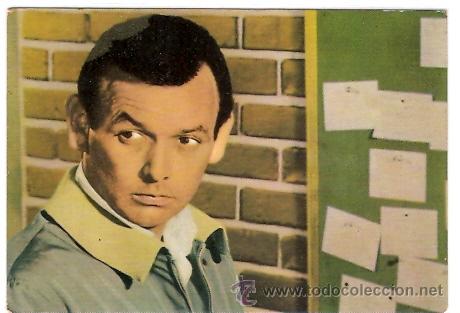 Cinema: POSTAL DAVID JANSSEN PROTAGOSNISTA DE LA SERIE T.V. EL FUGITIVO