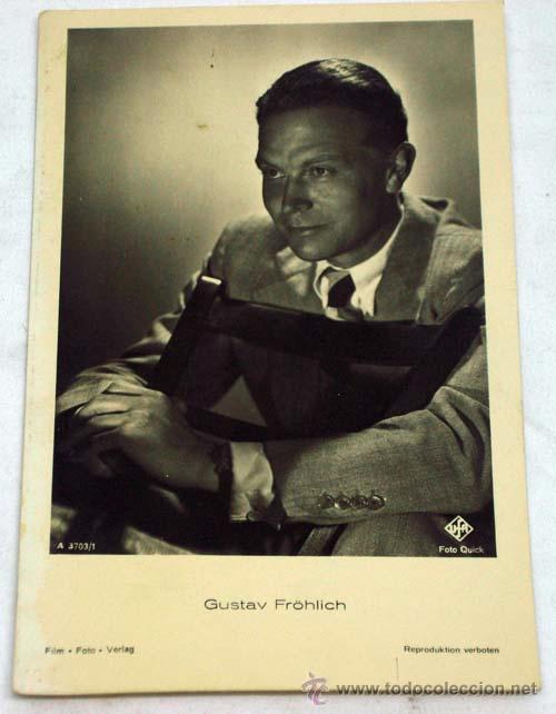 Cine: Postal actor alem&aacute;n Gustav Fr&ouml;hlich UFA a&ntilde;os 30