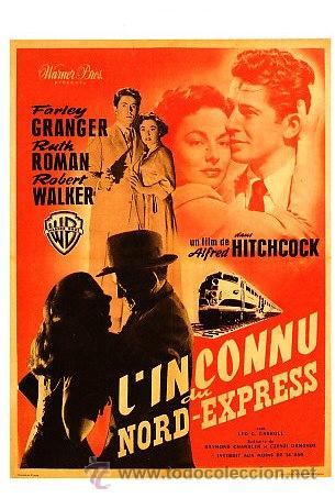 Cine: POSTALES DE PELICULAS DE ALFRED HITCHCOCK