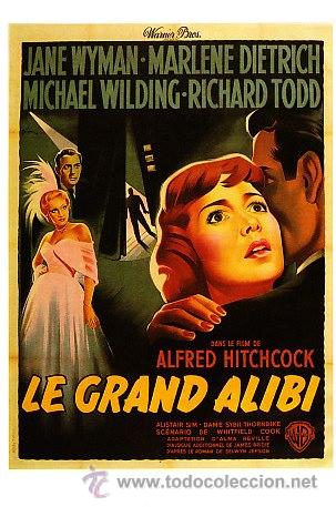 Cine: POSTALES DE PELICULAS DE ALFRED HITCHCOCK