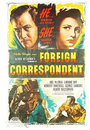 Cine: POSTALES DE PELICULAS DE ALFRED HITCHCOCK