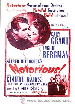 Cine: POSTALES DE PELICULAS DE ALFRED HITCHCOCK