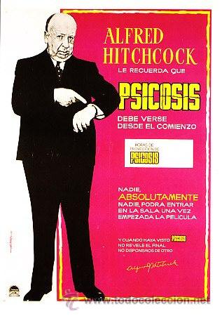 Cine: POSTALES DE PELICULAS DE ALFRED HITCHCOCK