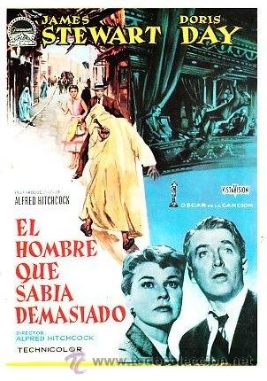 Cine: POSTALES DE PELICULAS DE ALFRED HITCHCOCK