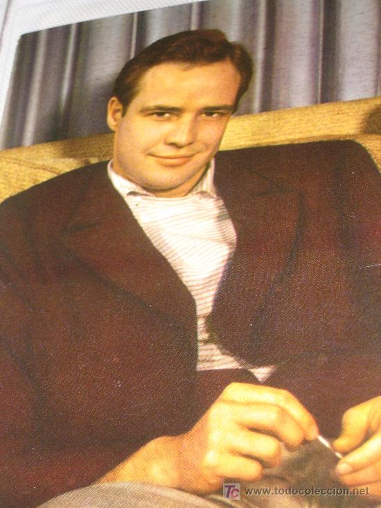 Cine: MARLON BRANDO  - FOTO ORIGINAL A&Ntilde;OS 50-60