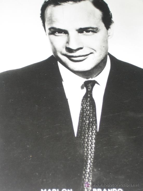Cine: MARLON BRANDO  - FOTO ORIGINAL A&Ntilde;OS 50-60