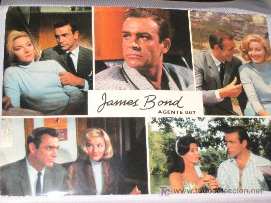 Cine: JAMES BOND - SEAN CONNERY - ANTIGUA POSTAL DE LOS A&Ntilde;OS 50-60 -